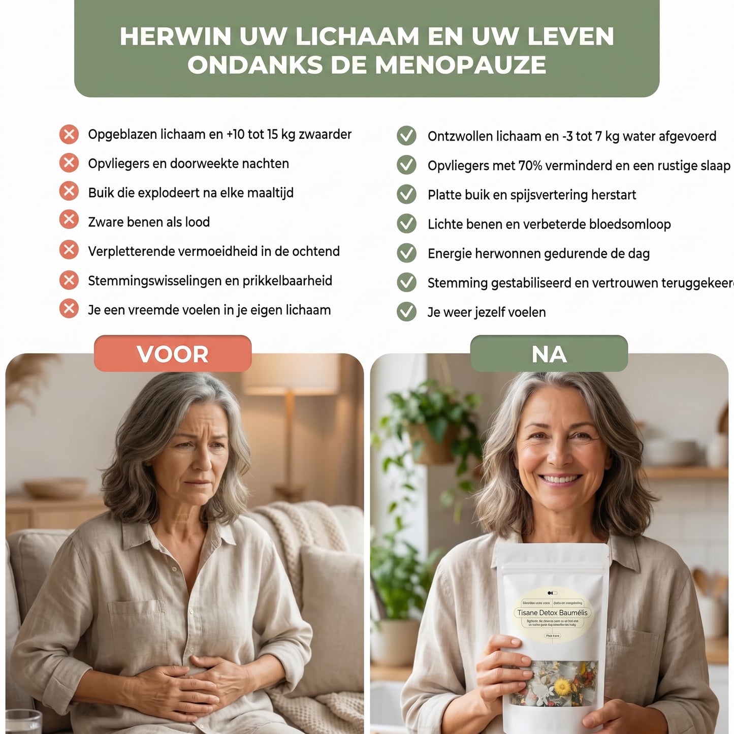 Menopauze Detox Herbal Thee - Lindelle