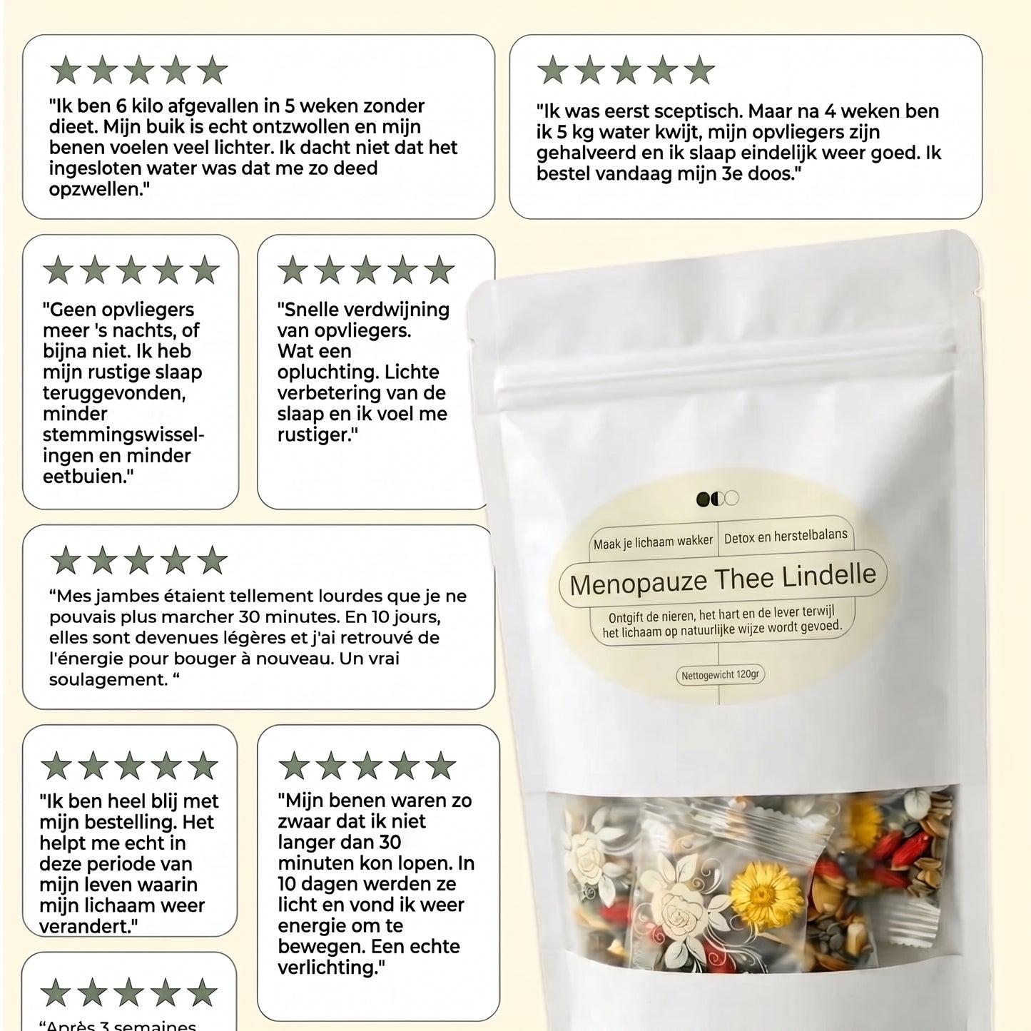 Menopauze Detox Herbal Thee - Lindelle