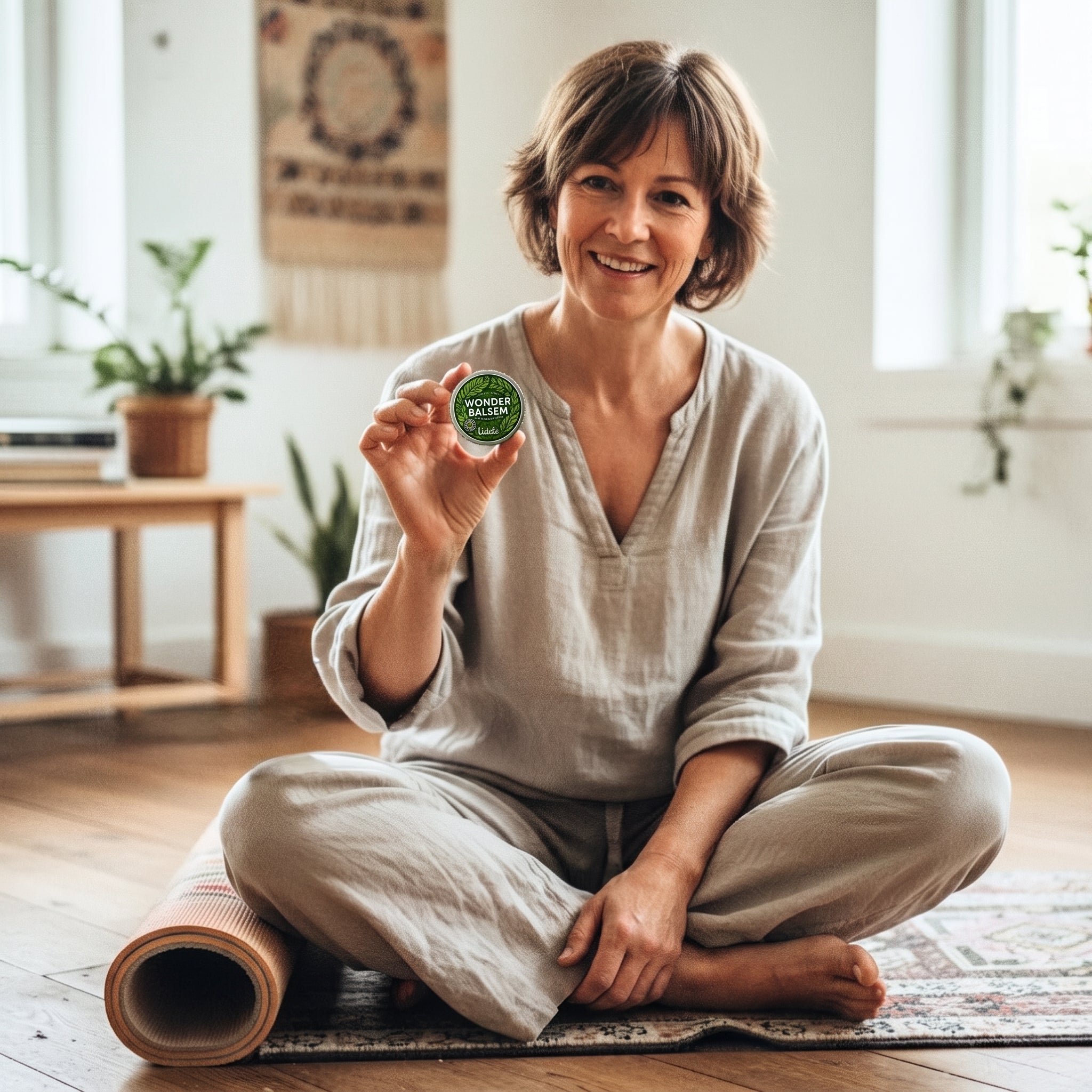 Vrouw met Lindelle Wonderbalsem