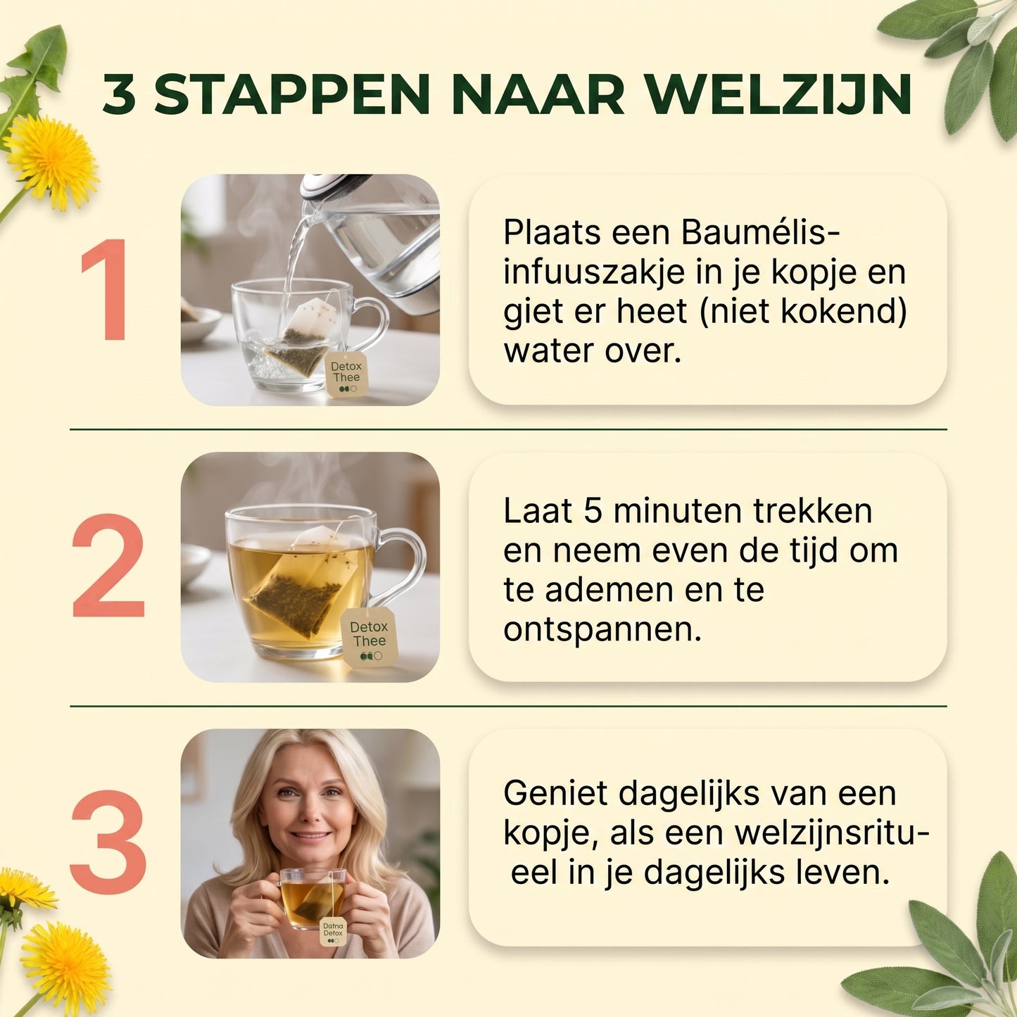 Menopauze Detox Herbal Thee - Lindelle